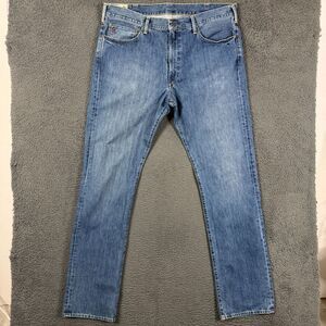 Polo Ralph Lauren Jeans Mens 38x36 Blue Hampton Straight Fit Selvedge Denim Pant